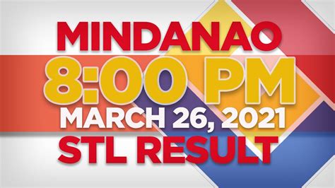 stl mindanao result